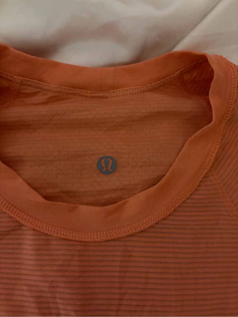 lululemon athletica Men’s Coral-Orange Short Sleeve Performance Tee